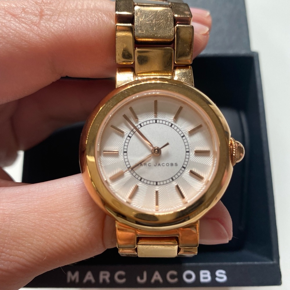 Marc by Marc Jacobs rose gold watch
